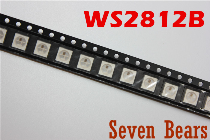100x WS2812B LED Ĩ WS2811 IC, Ʈ ũ 5V  ..